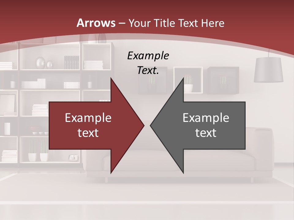 Room Brown Lifestyle PowerPoint Template