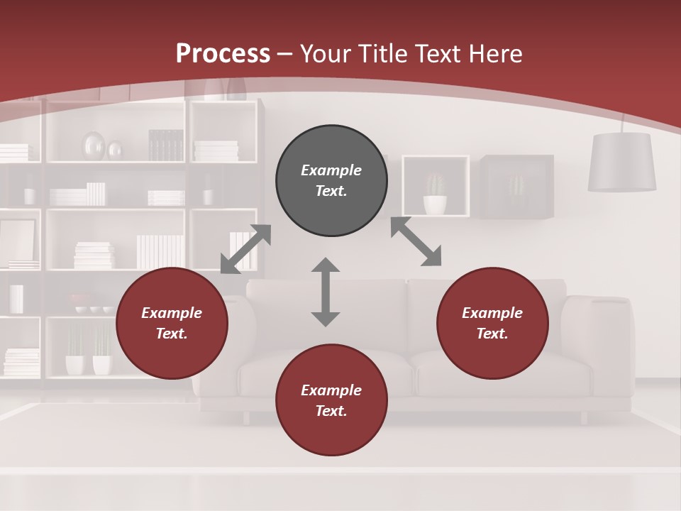 Room Brown Lifestyle PowerPoint Template