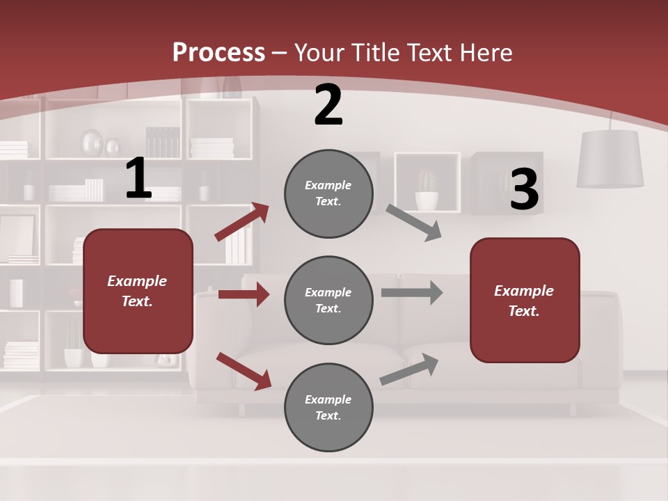 Room Brown Lifestyle PowerPoint Template
