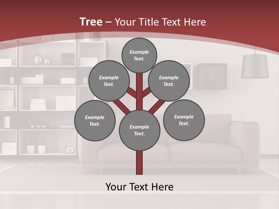 Room Brown Lifestyle PowerPoint Template