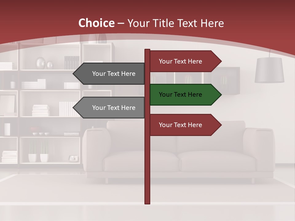 Room Brown Lifestyle PowerPoint Template