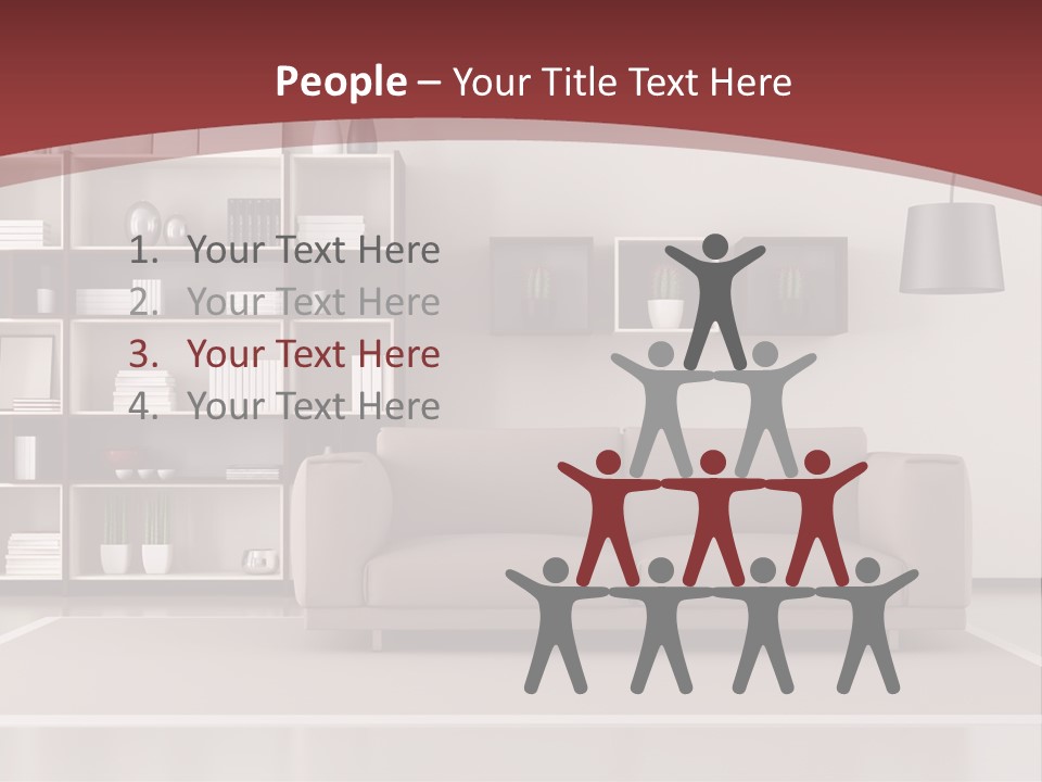 Room Brown Lifestyle PowerPoint Template