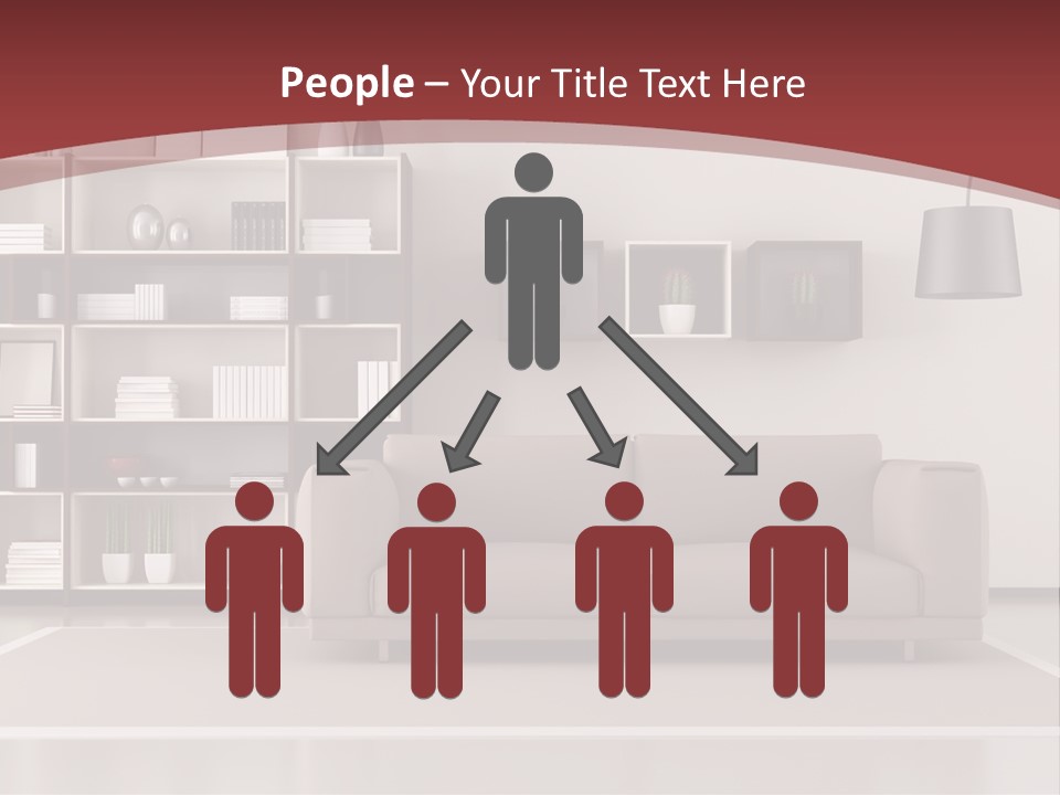 Room Brown Lifestyle PowerPoint Template