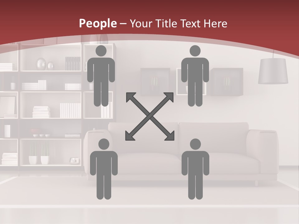 Room Brown Lifestyle PowerPoint Template