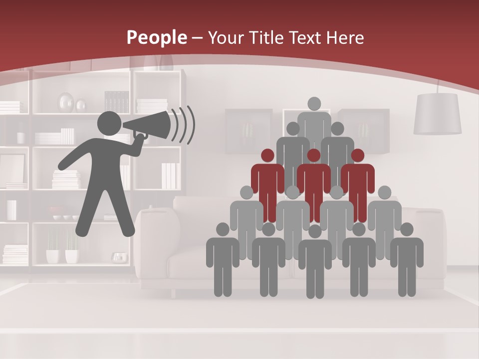 Room Brown Lifestyle PowerPoint Template