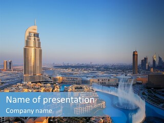 Gulf Building United PowerPoint Template