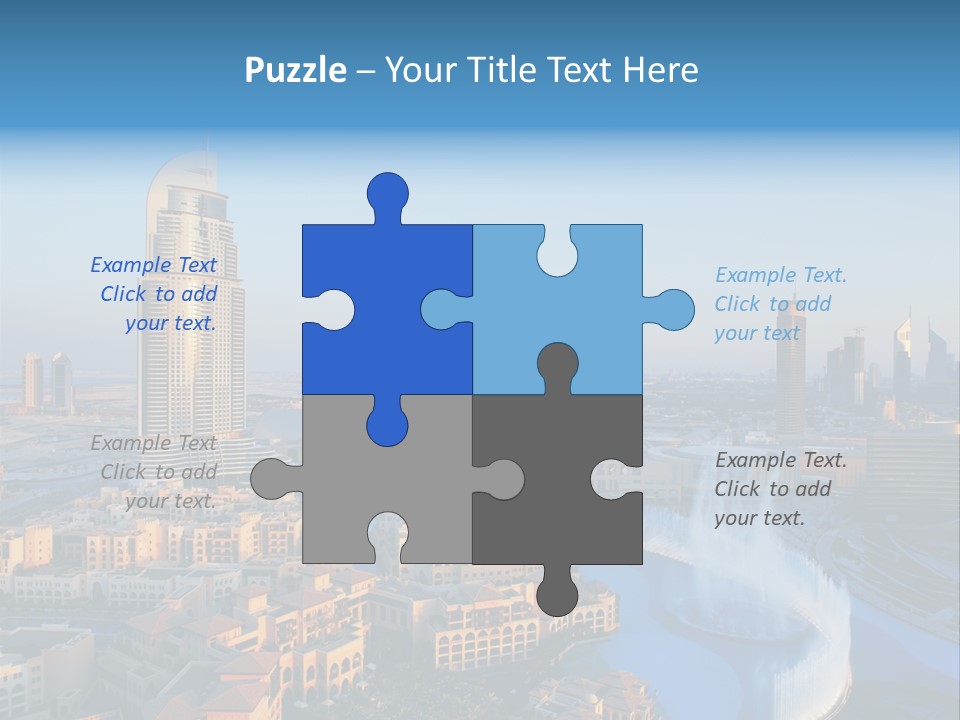 Gulf Building United PowerPoint Template