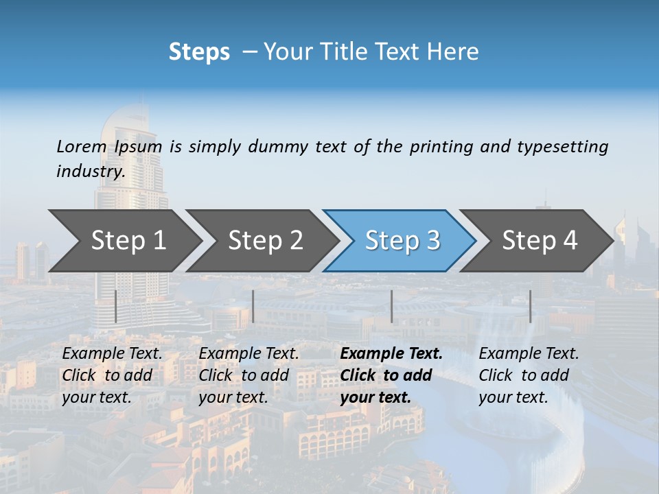 Gulf Building United PowerPoint Template