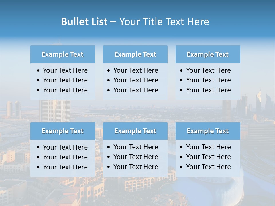 Gulf Building United PowerPoint Template