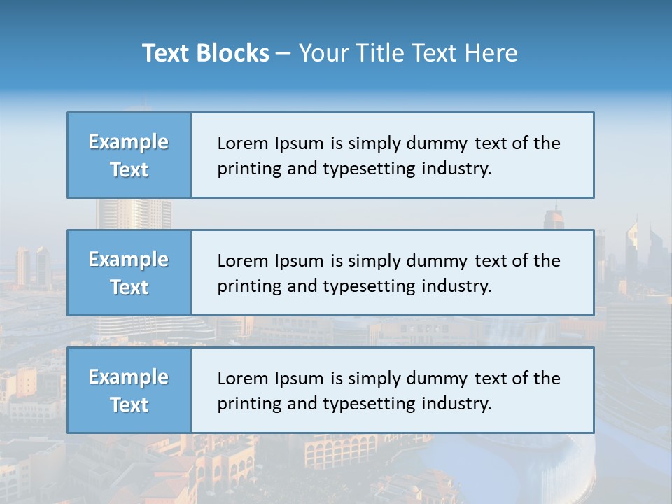 Gulf Building United PowerPoint Template