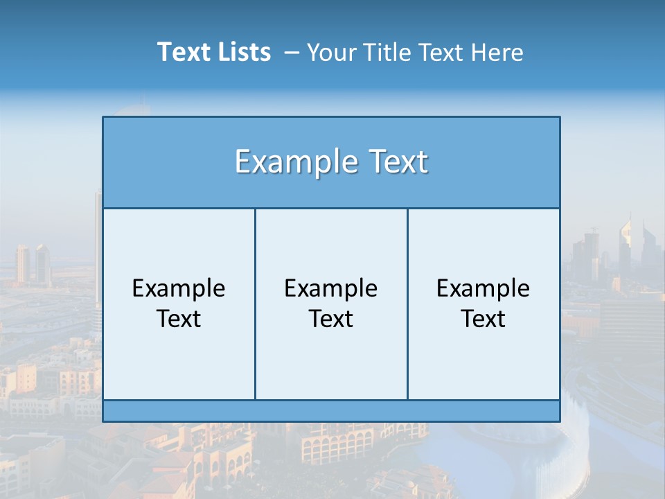 Gulf Building United PowerPoint Template