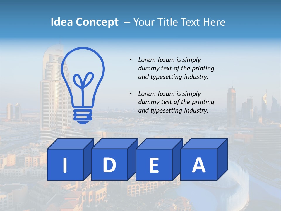 Gulf Building United PowerPoint Template