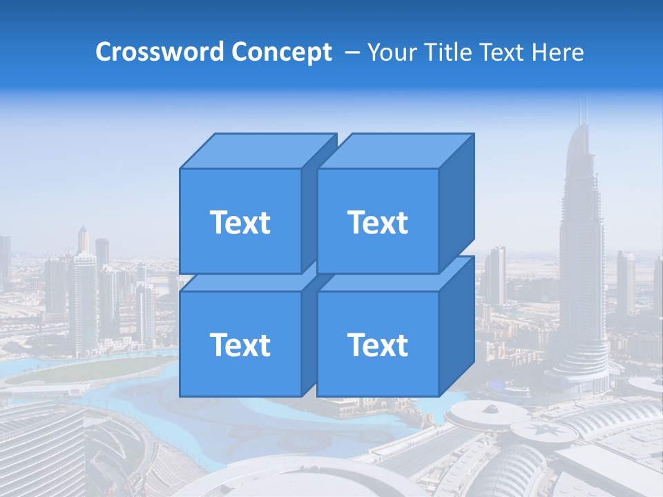 Downtown Exterior Hotel PowerPoint Template