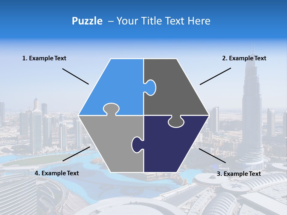 Downtown Exterior Hotel PowerPoint Template