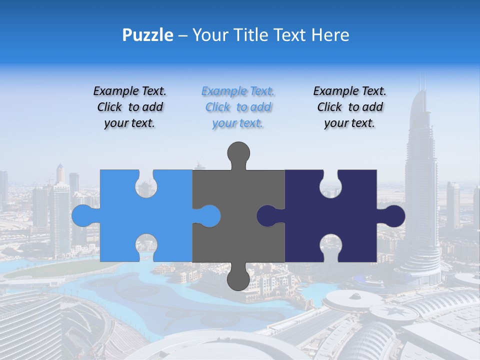 Downtown Exterior Hotel PowerPoint Template