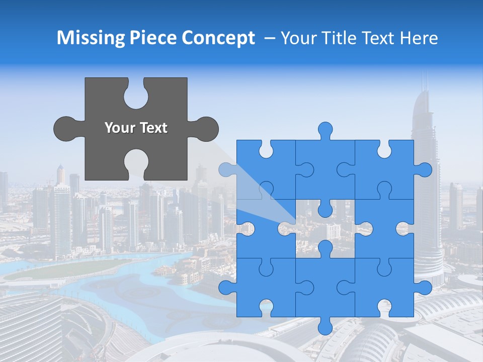 Downtown Exterior Hotel PowerPoint Template