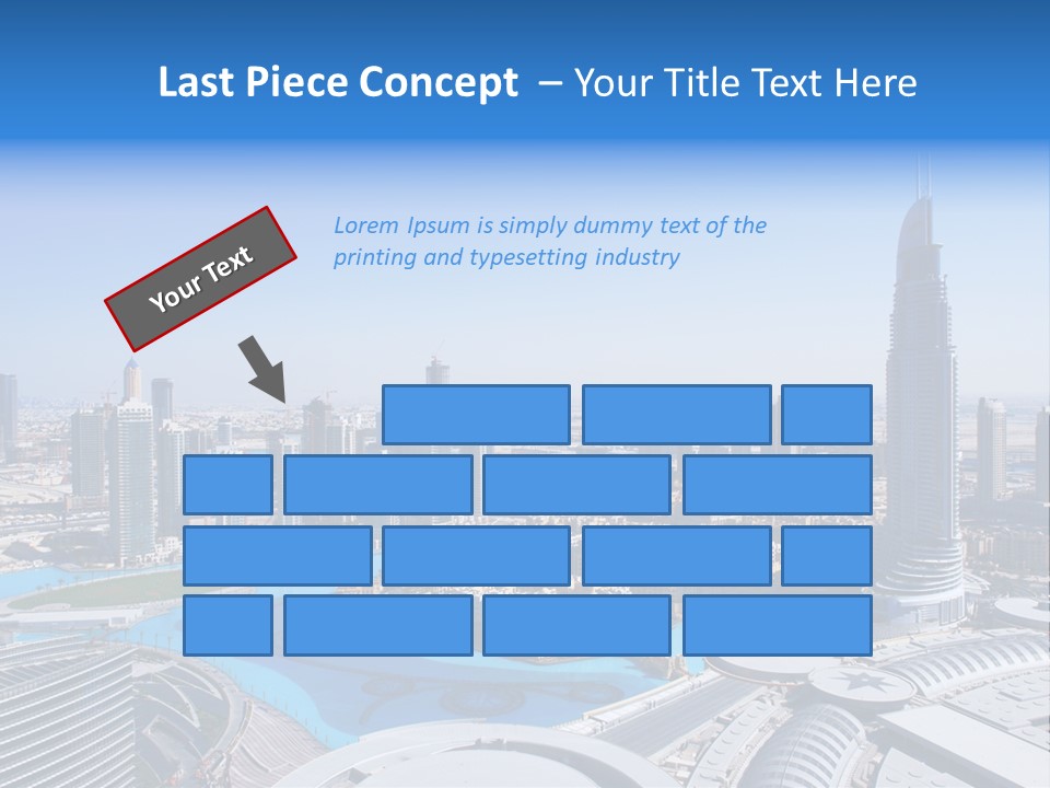 Downtown Exterior Hotel PowerPoint Template