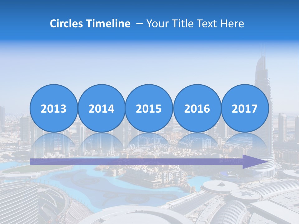 Downtown Exterior Hotel PowerPoint Template