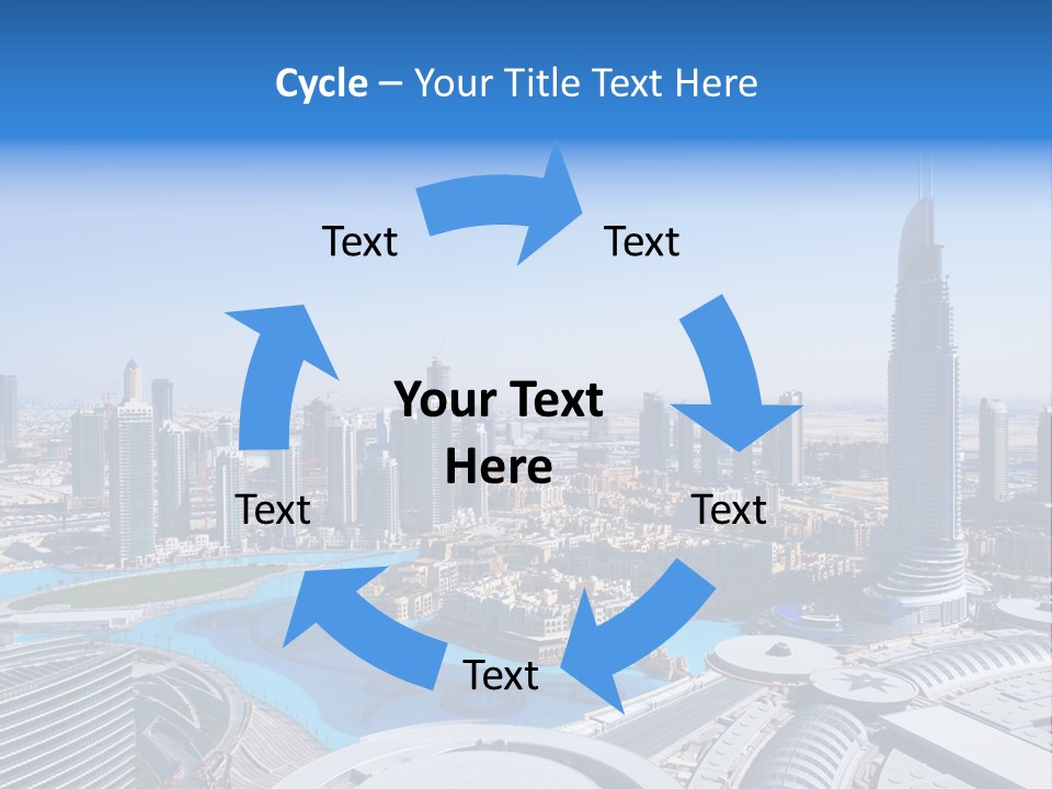 Downtown Exterior Hotel PowerPoint Template