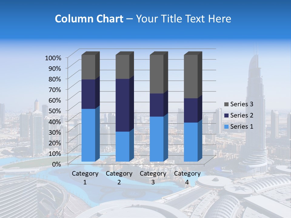 Downtown Exterior Hotel PowerPoint Template