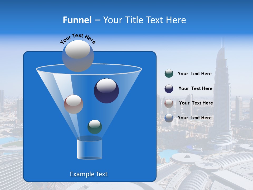 Downtown Exterior Hotel PowerPoint Template