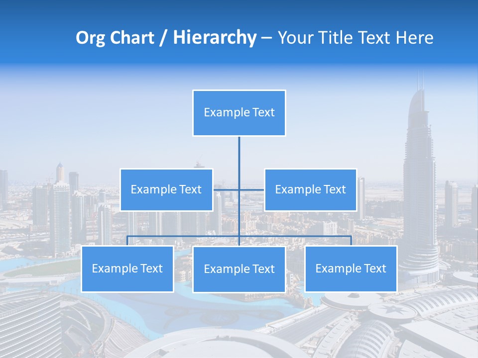 Downtown Exterior Hotel PowerPoint Template