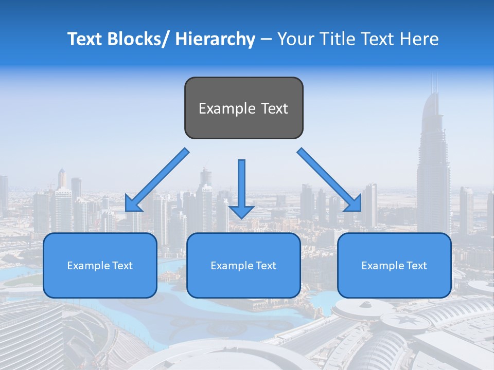 Downtown Exterior Hotel PowerPoint Template