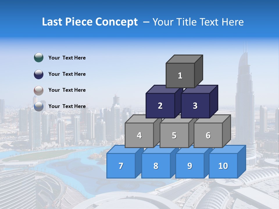 Downtown Exterior Hotel PowerPoint Template