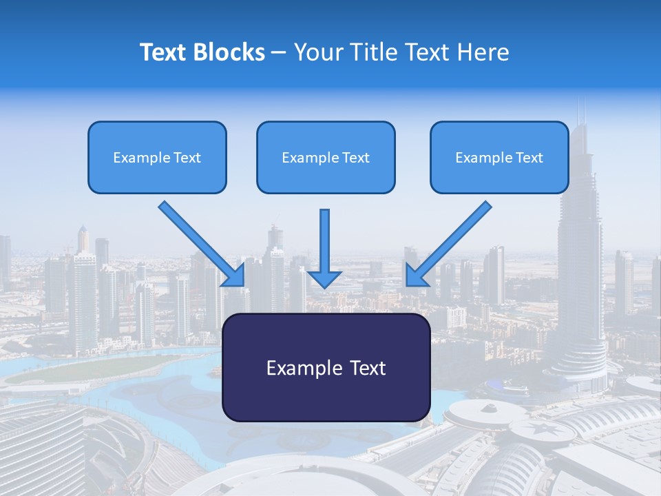 Downtown Exterior Hotel PowerPoint Template