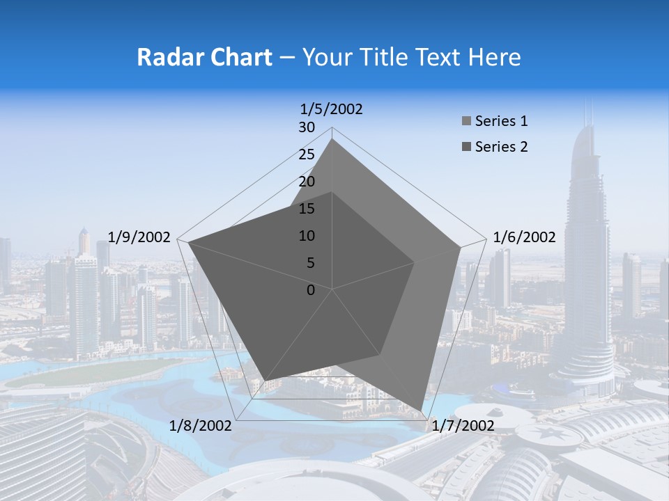 Downtown Exterior Hotel PowerPoint Template