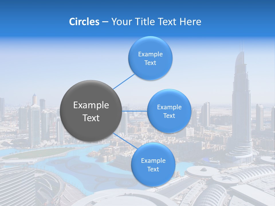 Downtown Exterior Hotel PowerPoint Template