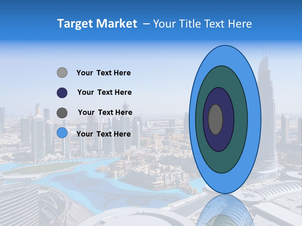 Downtown Exterior Hotel PowerPoint Template