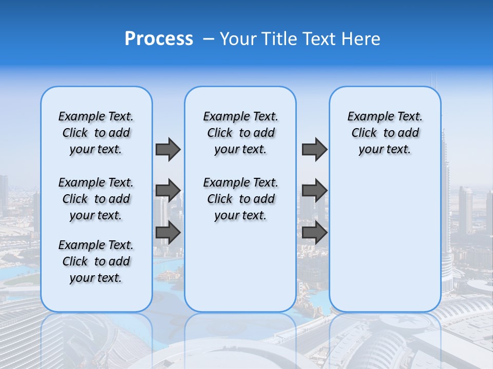Downtown Exterior Hotel PowerPoint Template