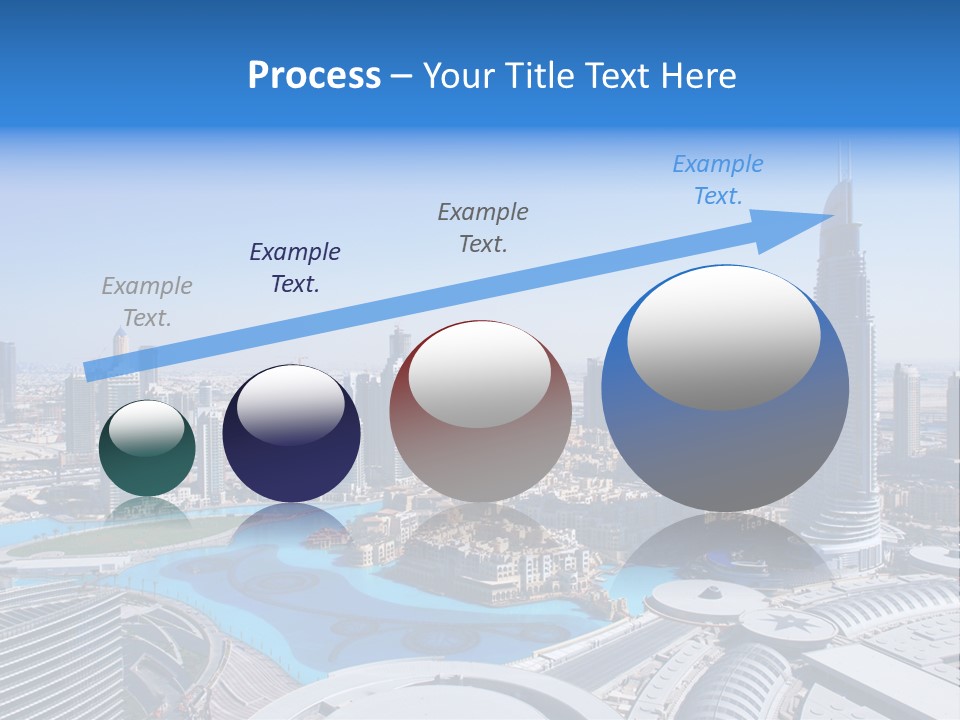 Downtown Exterior Hotel PowerPoint Template