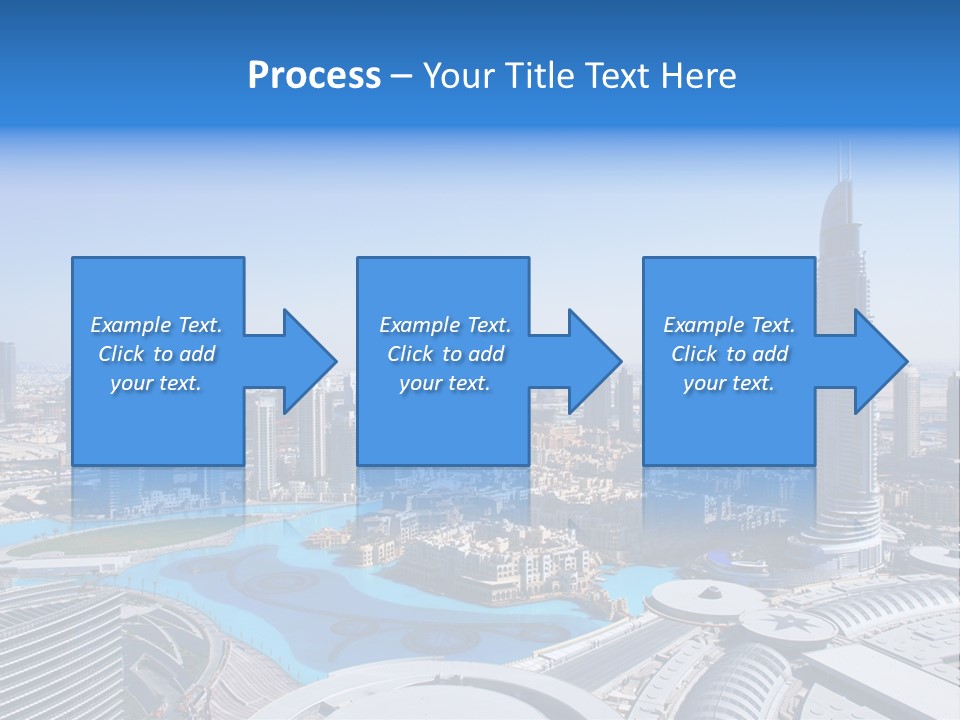 Downtown Exterior Hotel PowerPoint Template