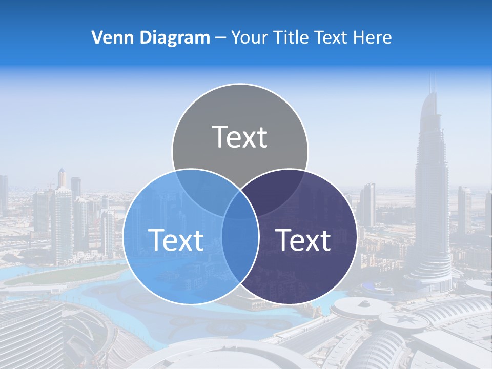 Downtown Exterior Hotel PowerPoint Template