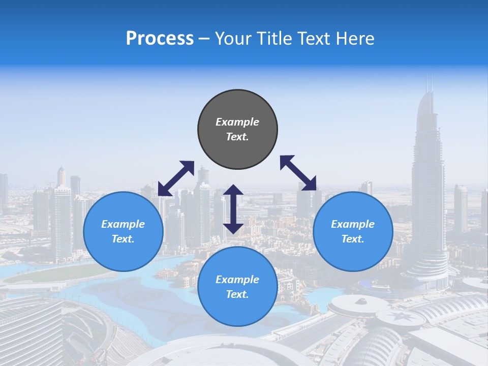 Downtown Exterior Hotel PowerPoint Template