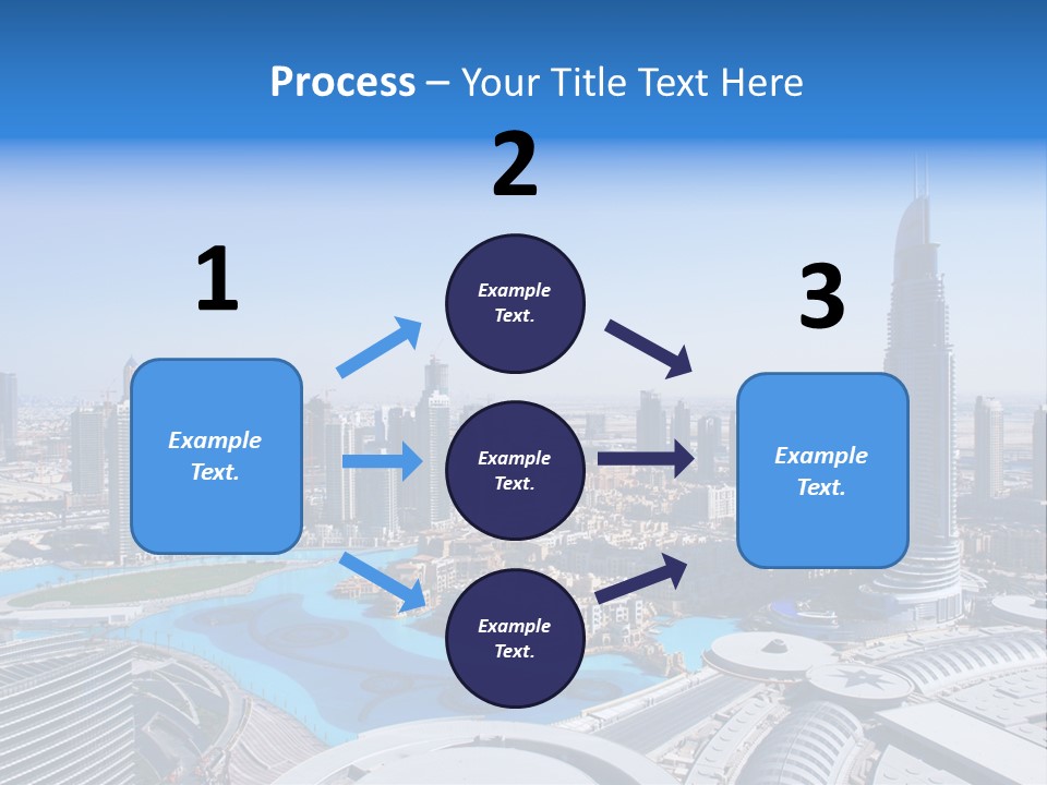 Downtown Exterior Hotel PowerPoint Template
