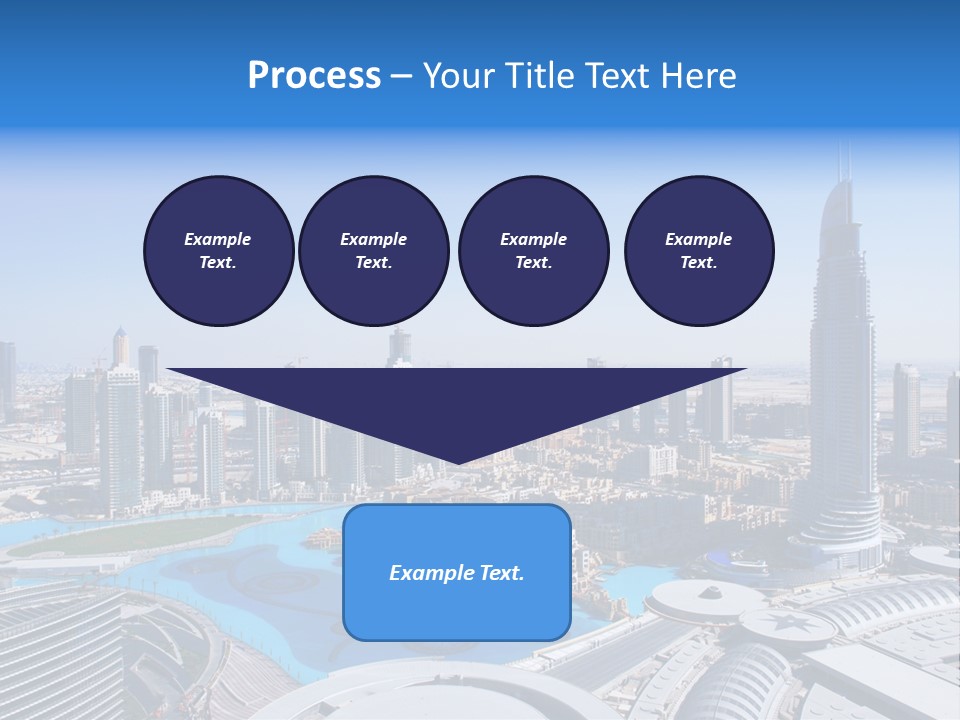 Downtown Exterior Hotel PowerPoint Template