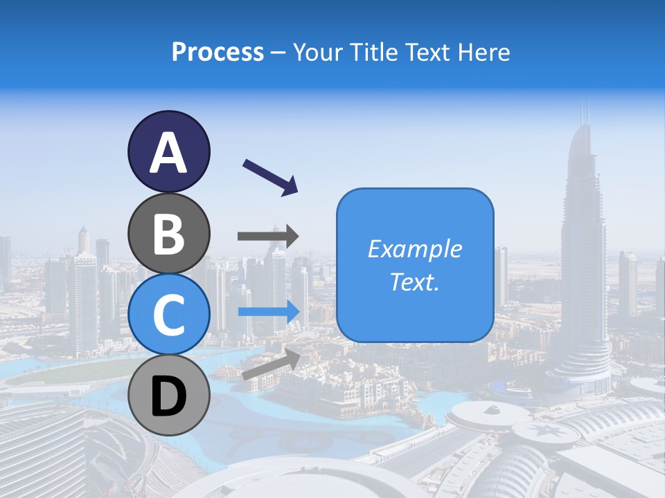 Downtown Exterior Hotel PowerPoint Template
