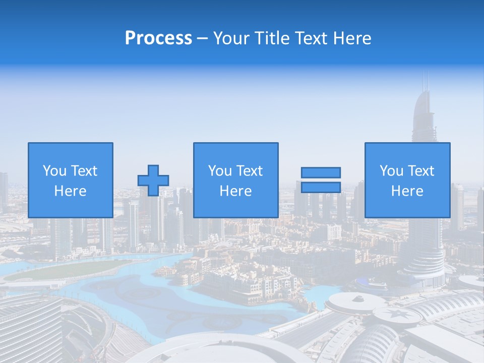 Downtown Exterior Hotel PowerPoint Template