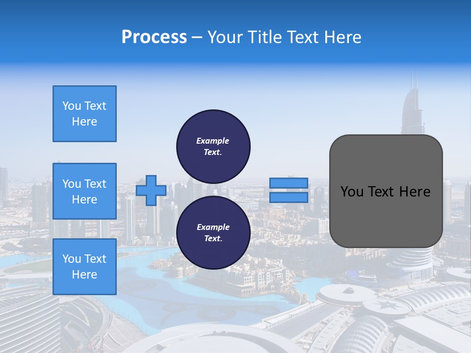 Downtown Exterior Hotel PowerPoint Template