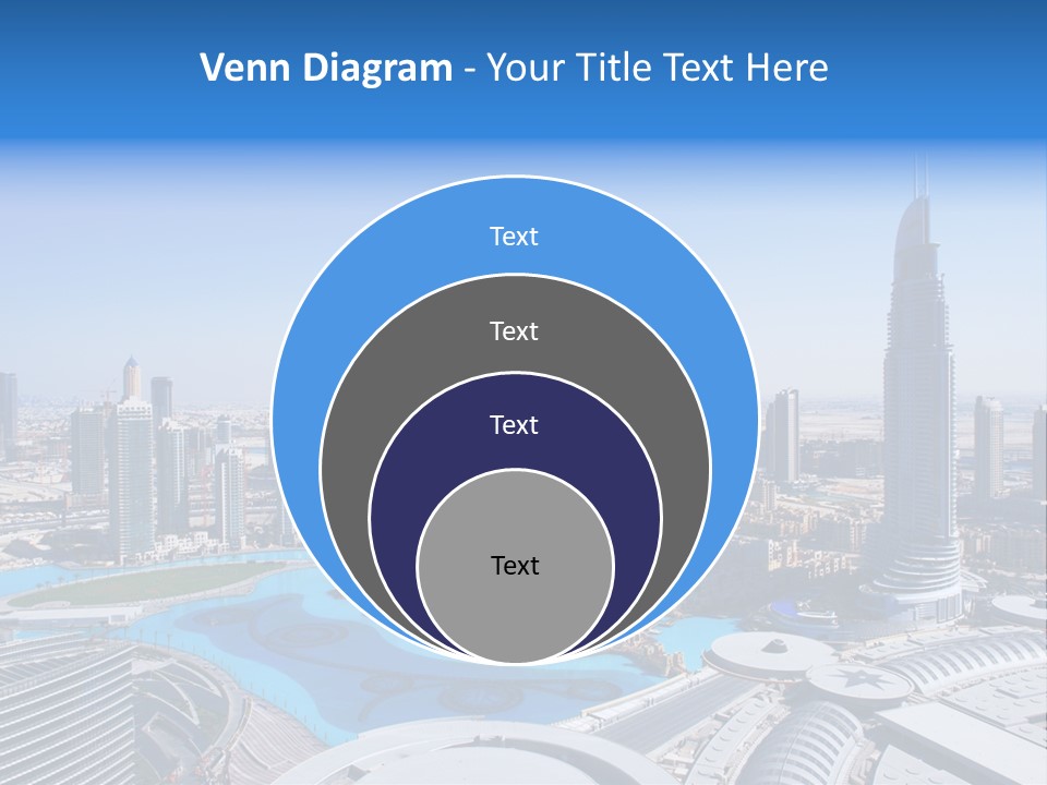 Downtown Exterior Hotel PowerPoint Template
