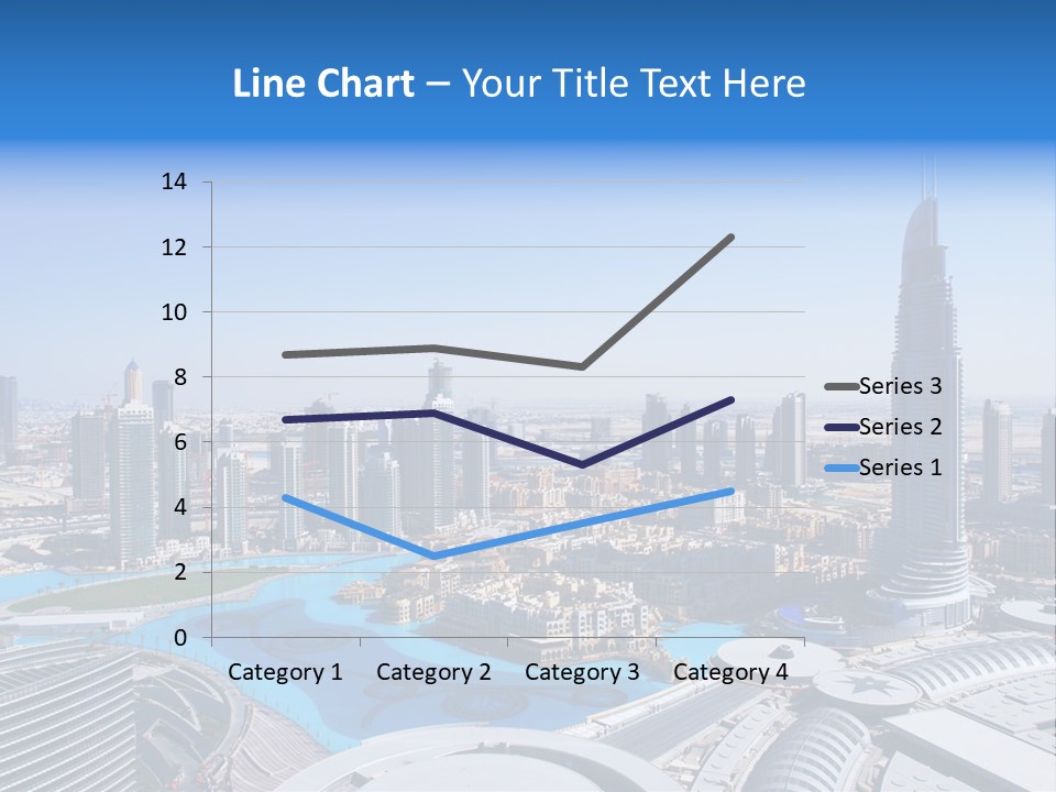 Downtown Exterior Hotel PowerPoint Template