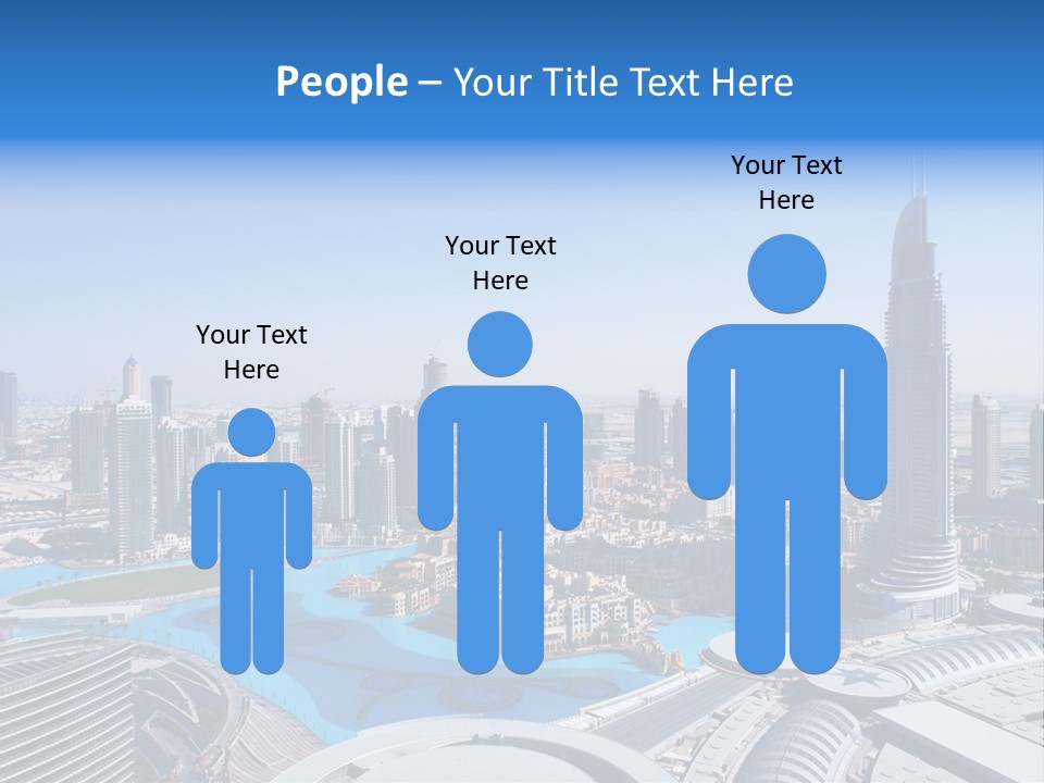 Downtown Exterior Hotel PowerPoint Template