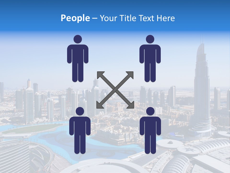 Downtown Exterior Hotel PowerPoint Template