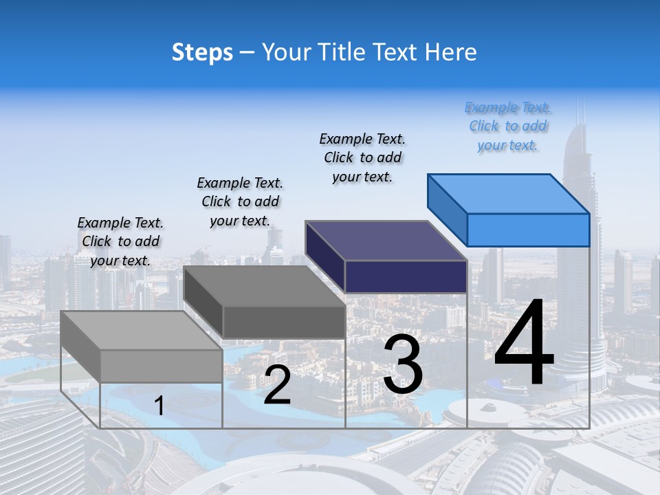 Downtown Exterior Hotel PowerPoint Template