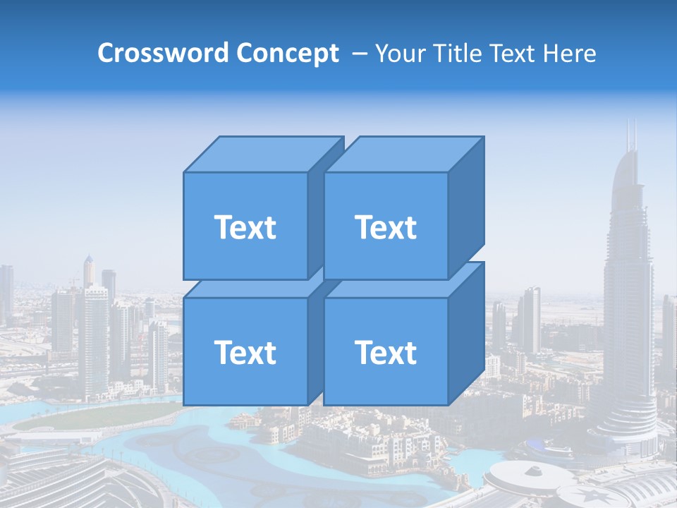 Structure Arabian Building PowerPoint Template