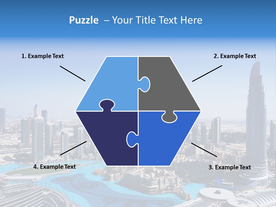 Structure Arabian Building PowerPoint Template