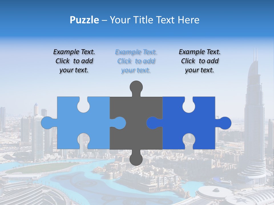 Structure Arabian Building PowerPoint Template